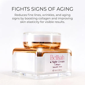 Bellkah Age-Defying Night Face Cream for Women – Anti-Aging, Hydrating, Face Moisturizer, Wrinkle Cream for Women – 30ml
