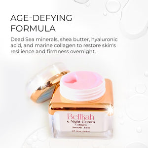Bellkah Age-Defying Night Face Cream for Women – Anti-Aging, Hydrating, Face Moisturizer, Wrinkle Cream for Women – 30ml